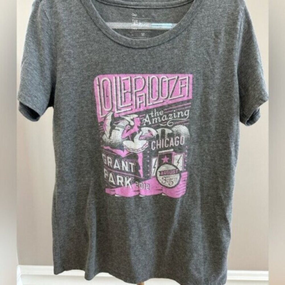 2012 Lollapalooza T Shirt Gap Festival Tee Women’s M Unisex Vintage